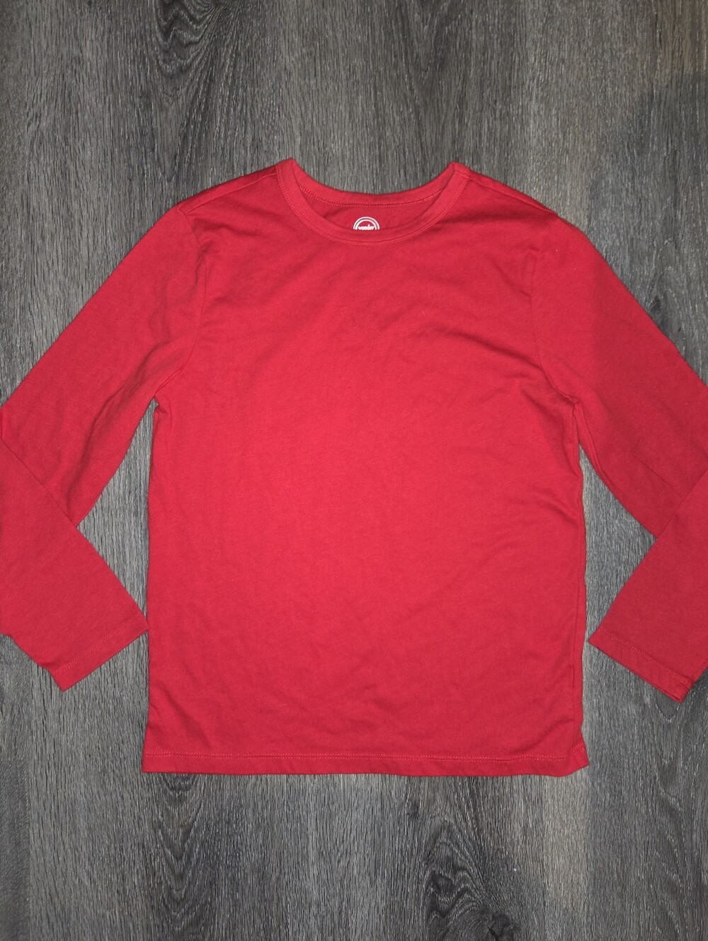 Wonder Nation Long Sleeve Kid Tough Tee Boys Long Sleeve Tee Red Boys 10/12